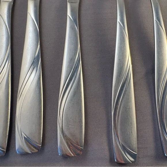 Cambridge Stainless MERCADO SAND Flatware Set Of 19 *Missing 1 Dinner Fork* - Picture 7 of 12